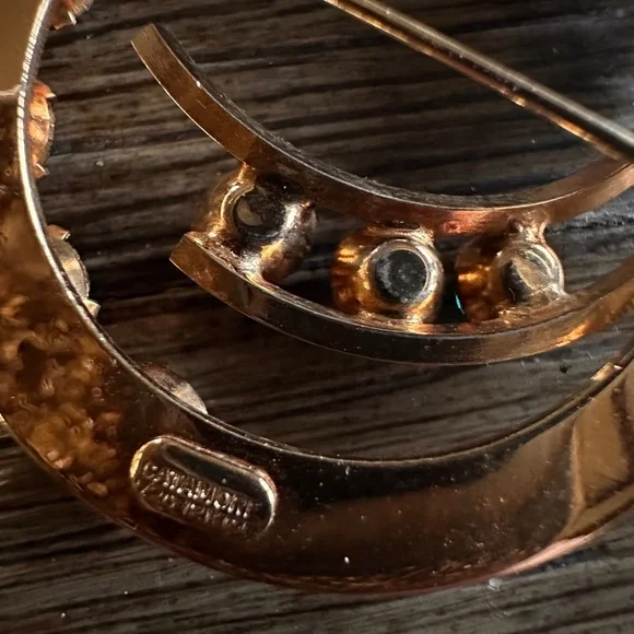 Vintage Brooches Lot * Pins‎ *Tie Scarf Clips* Mixed Styles Rhinestones* 12k pin - Picture 7 of 8